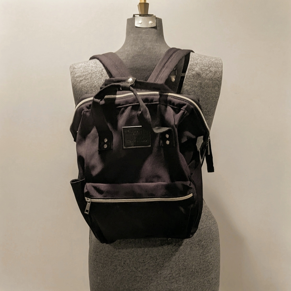 Tzowla Black Canvas Lightweight Women's Backpack